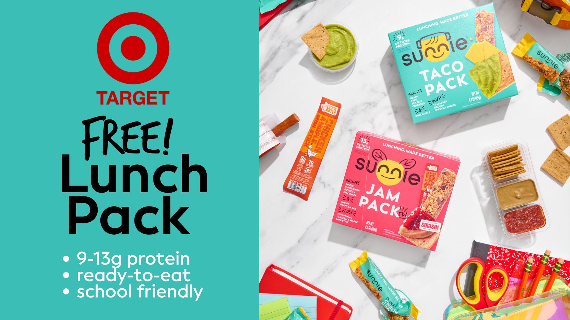 FREE Lunch Pack - Target promotion image