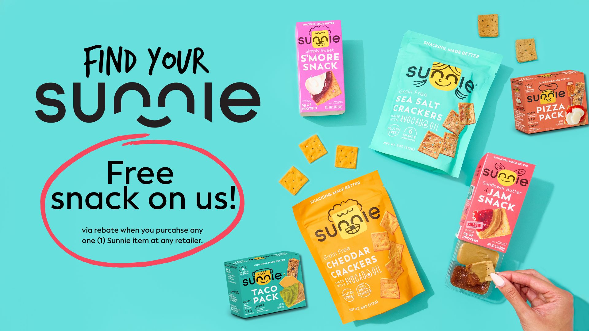 FREE Sunnie (Any Item) promotion image
