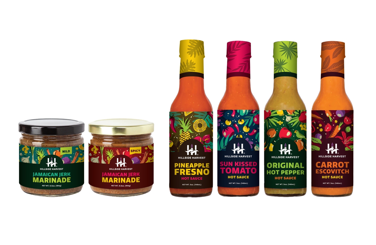 HOT SAUCE VARIETY PACK - 4PK. by Hillside Harvest