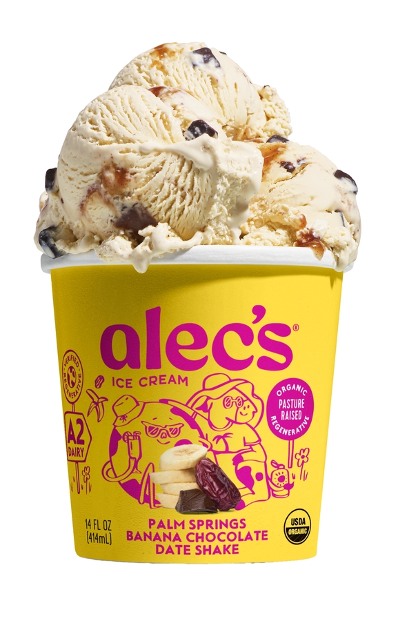 Palm Springs Banana Chocolate Date Shake by Alec's Ice Cream