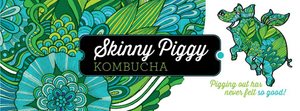 Skinny Piggy Kombucha brand logo