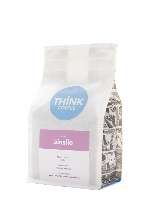 12 oz Whole Bean Ainslie Light Roast Blend product image